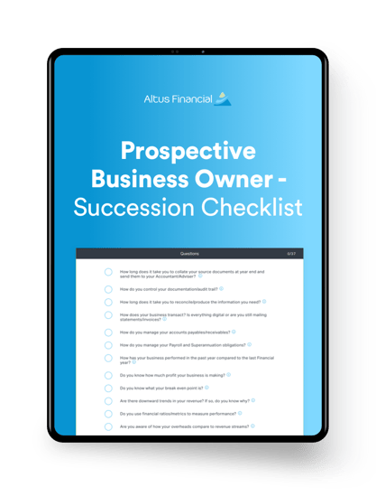 Prospective Business Owner - Succession Checklist_ipad