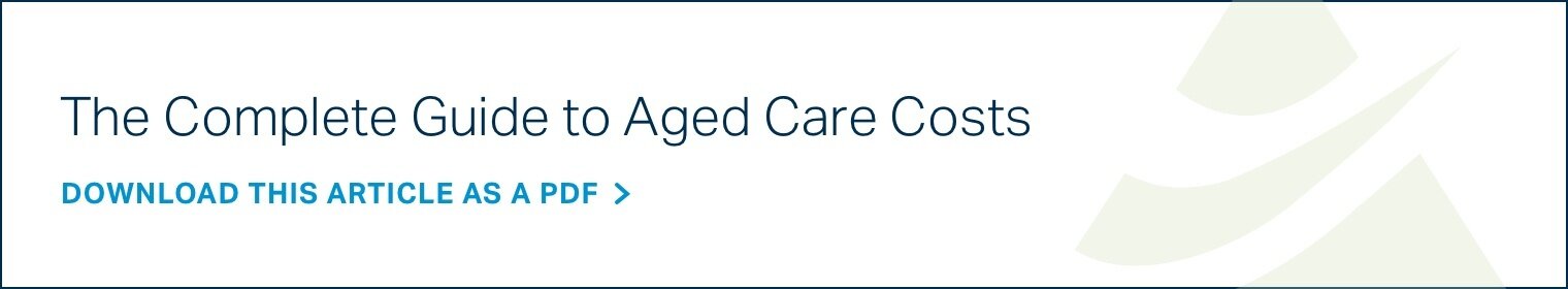 Aged care costs